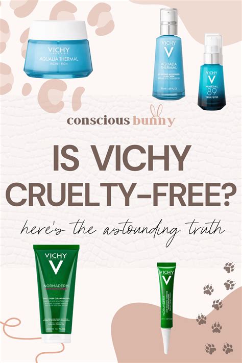 vichy cruelty free products.